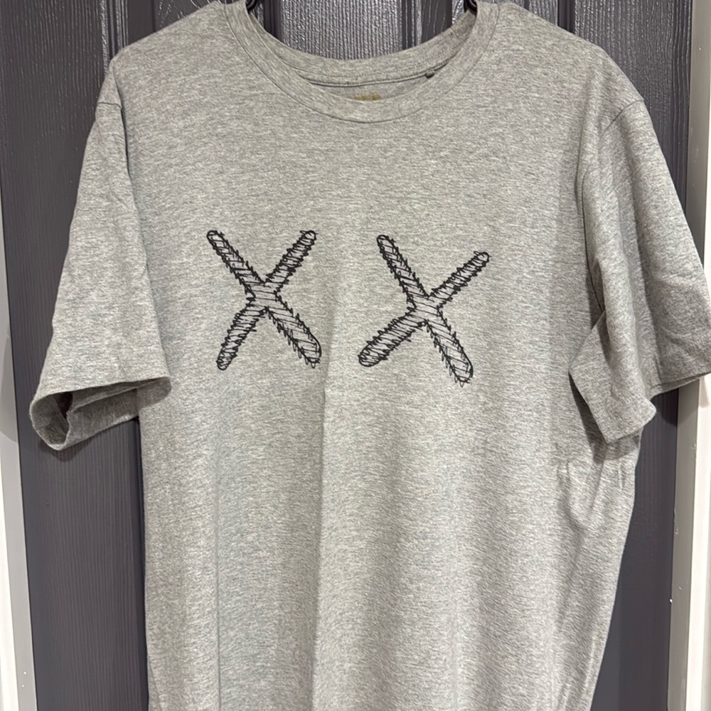 KAWS Uniqlo Neon Graffiti Print T Shirt